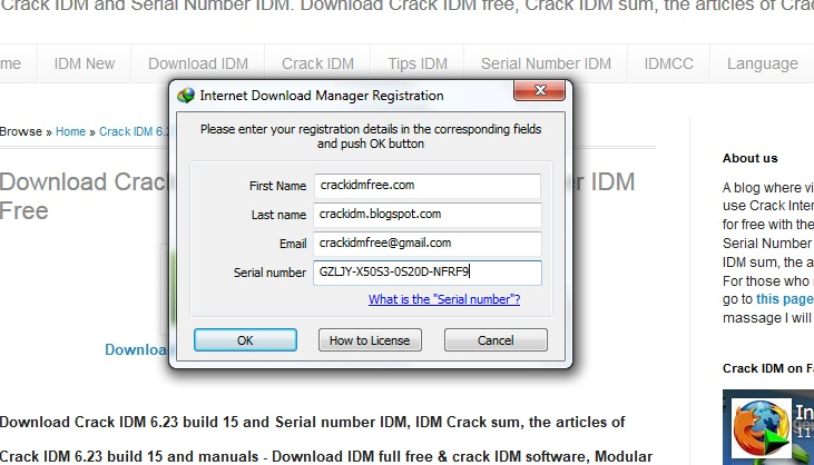 idm serial key free