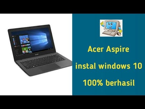 cara instal ulang notebook acer aspire one d255